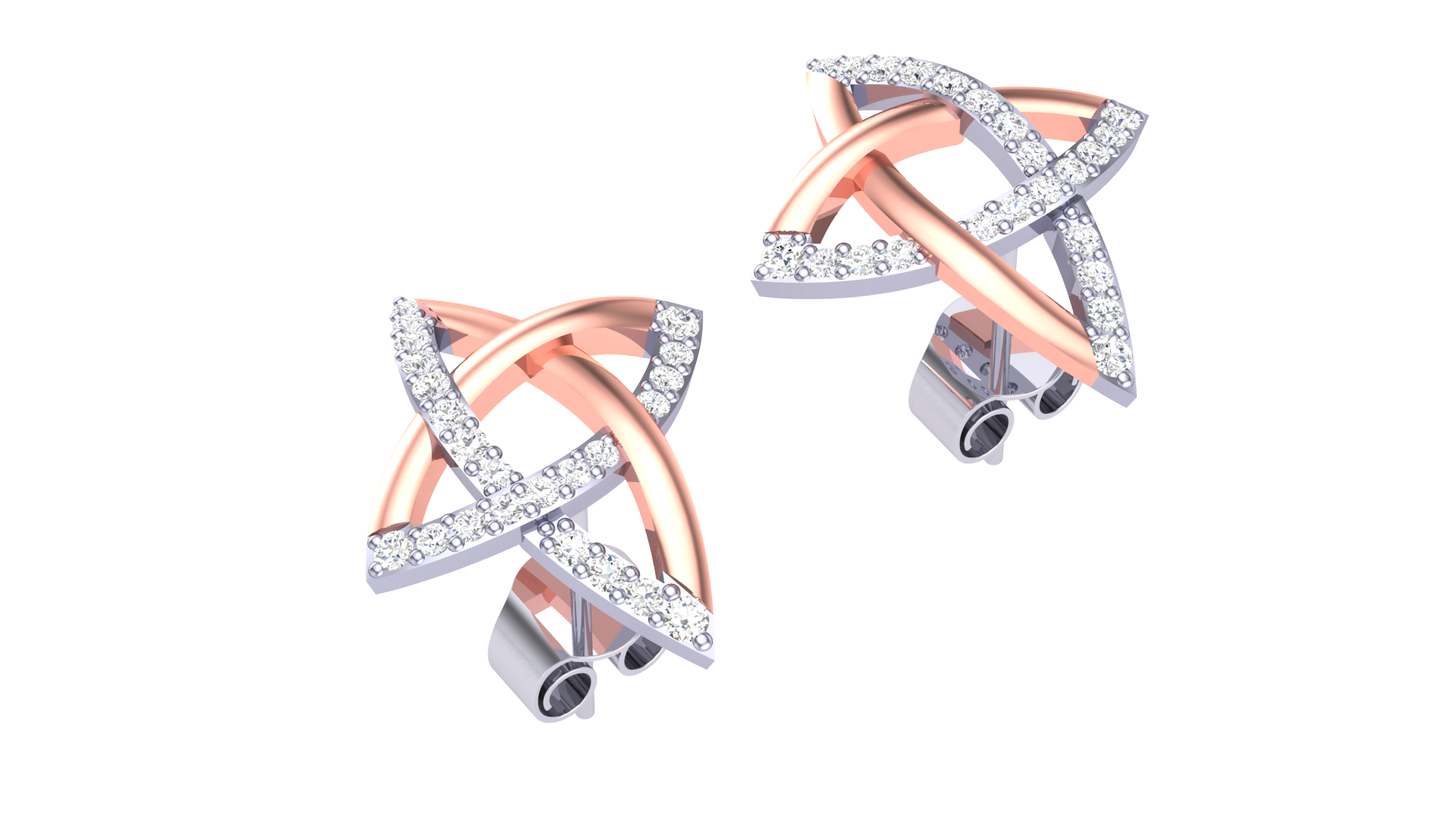 Gold Wt(18K)- 2.6 gms | Diamonds 0.26 ct | Celestial Star Diamond Earrings feature dazzling star motifs in gold and diamond brilliance.