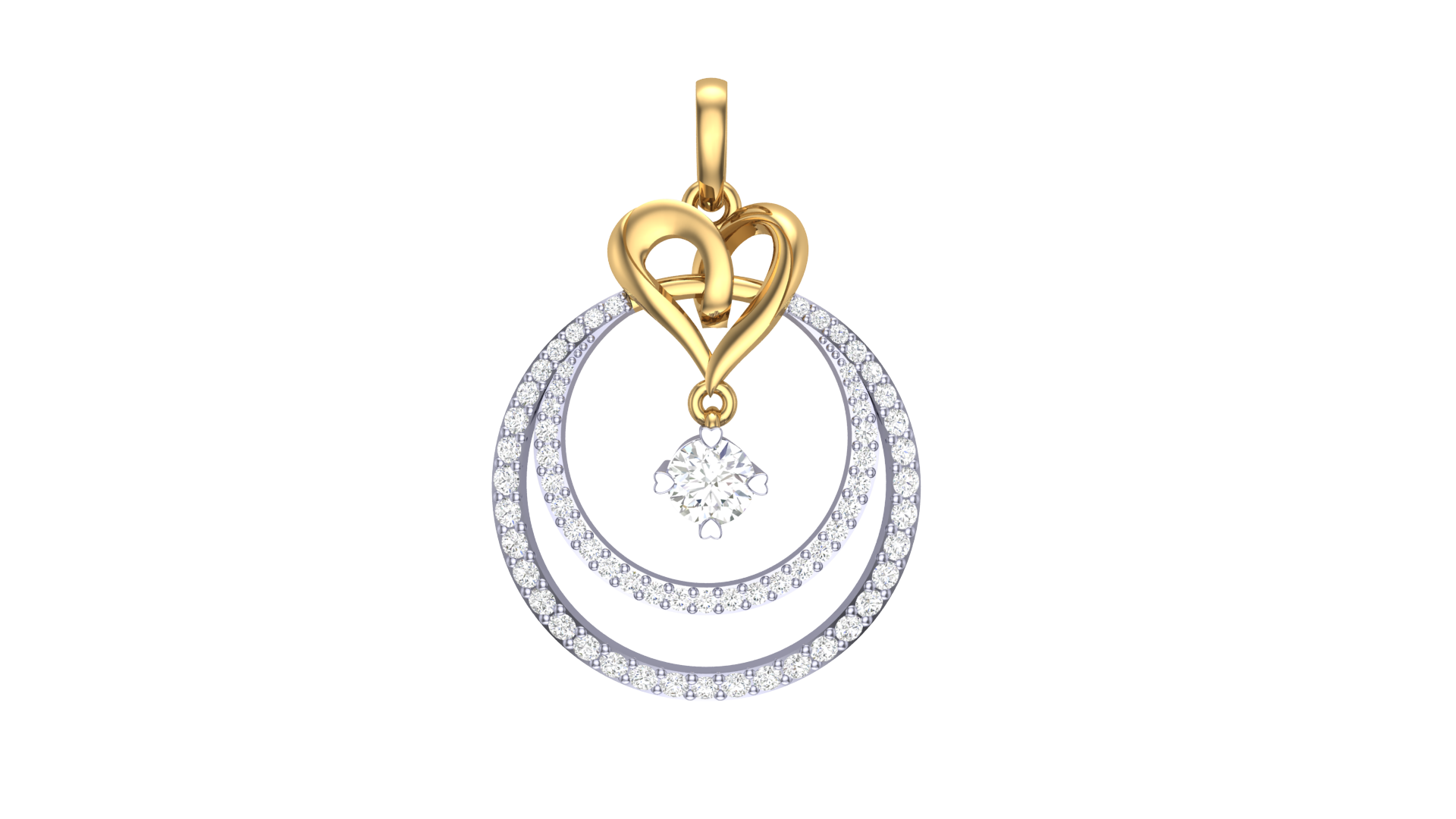 Gold Total Wt - 18K (750 cl) - 2.2 gms
Diamonds in ct 0.66
Heart & Halo Solitaire Pendant features a heart solitaire diamond surrounded by a sparkling halo for timeless elegance.