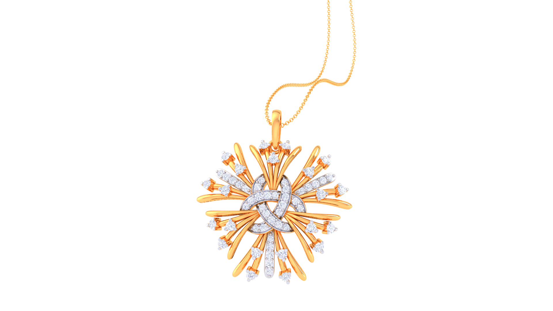 Gold Total Wt - 18K (750 cl) - 4.5gms
Diamonds in ct :0.48
Timeless Infinity Star Gold & Diamond Pendant blends infinity and star motifs with sparkling diamonds for eternal elegance