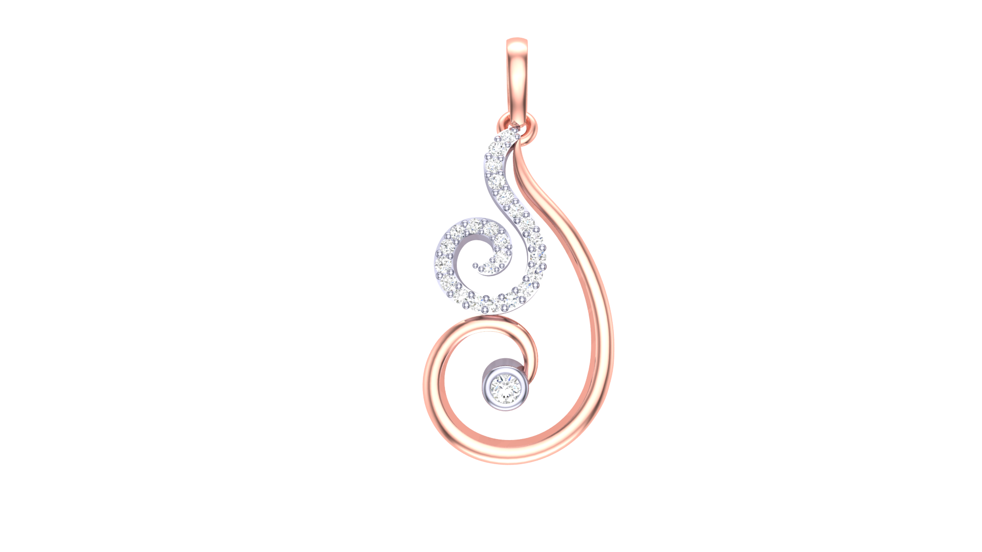 Gold Total Wt - 18K (750 cl) -1.9
Diamonds in ct : 0.26
Artistic Question Mark Gold & Diamond Pendant features unique, bold curves with sparkling diamond accents.