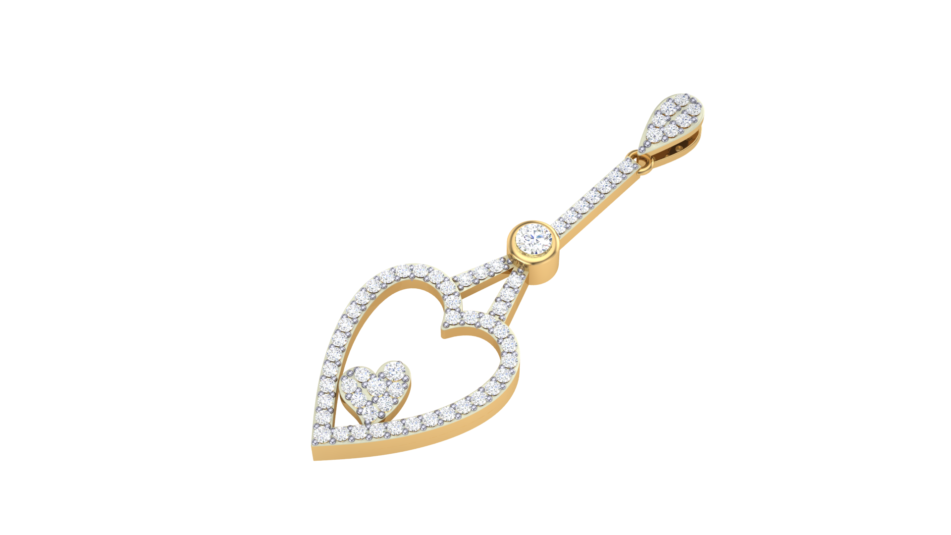 Gold Total Wt - 18K (750 cl) - 1.5 gms
Diamonds in ct :0.19
Pure Love Diamond Pendant features gold and sparkling diamonds, symbolizing deep, everlasting affection and elegance